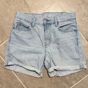 Old Navy High Rise Slouchy Straight Jean Shorts